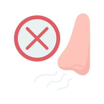 Anosmia (loss of sense of smell)